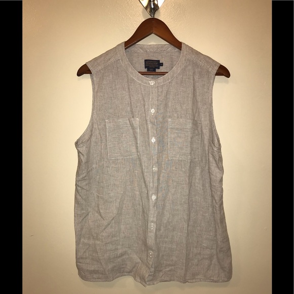 Pendleton Tops - Pendleton Sleeveless Button Up Shirt